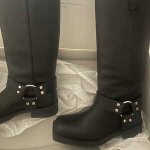 Tony Bianco Wax Biker Boots